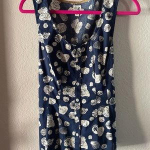 Anthropologie sea shells top